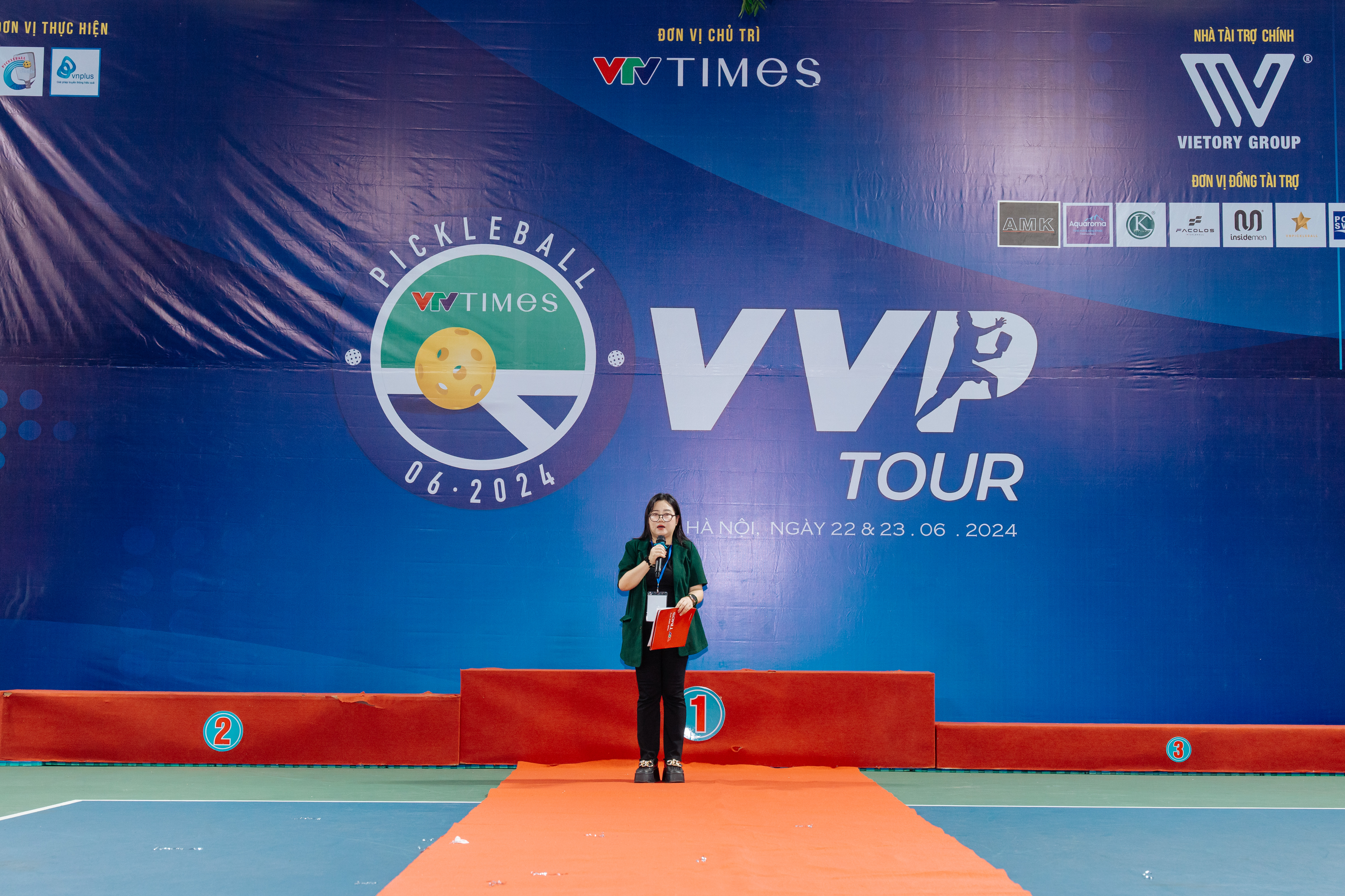 Thi đấu ấn tượng, sao trẻ Trương Vinh Hiển giành cú đúp vô địch tại giải Pickleball lớn Việt Nam