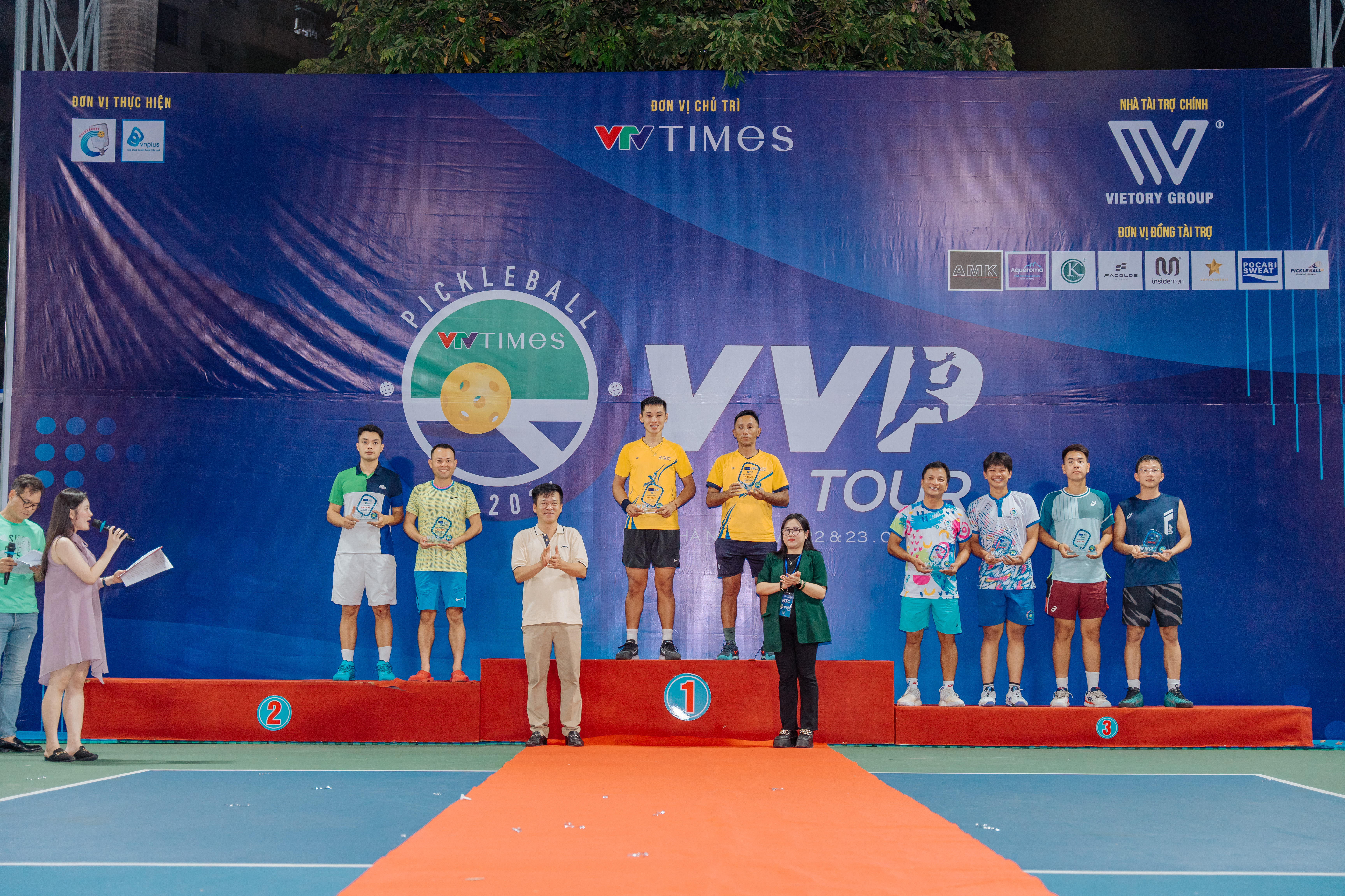 Trương Vinh Hiển giành cú đúp vô địch tại giải VTV Times Pickleball - VVP Tour 2024